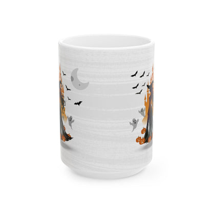 “Mysterious and Charming Ceramic Mug, (11oz, 15oz)