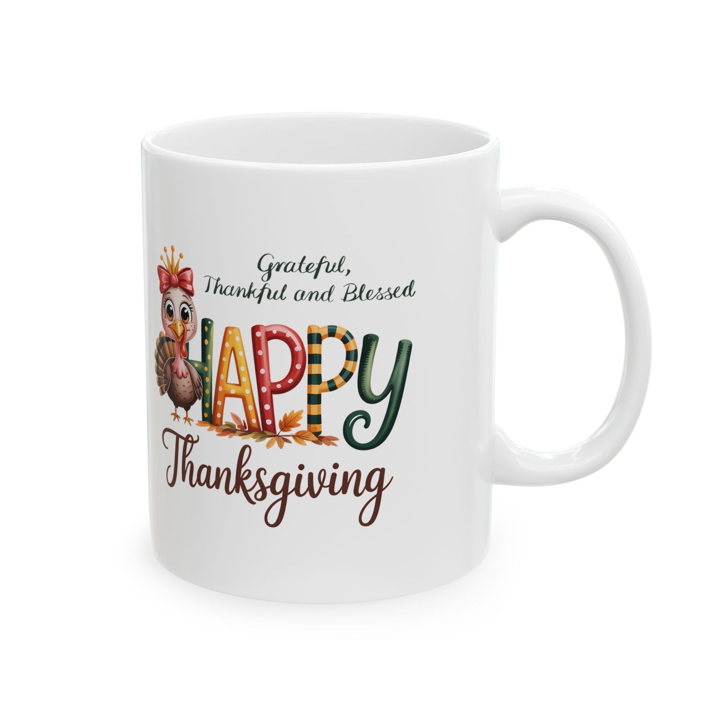 Thanksgiving mug, Turkey mug, Gobble Gobble mug, Friendsgiving mug,
