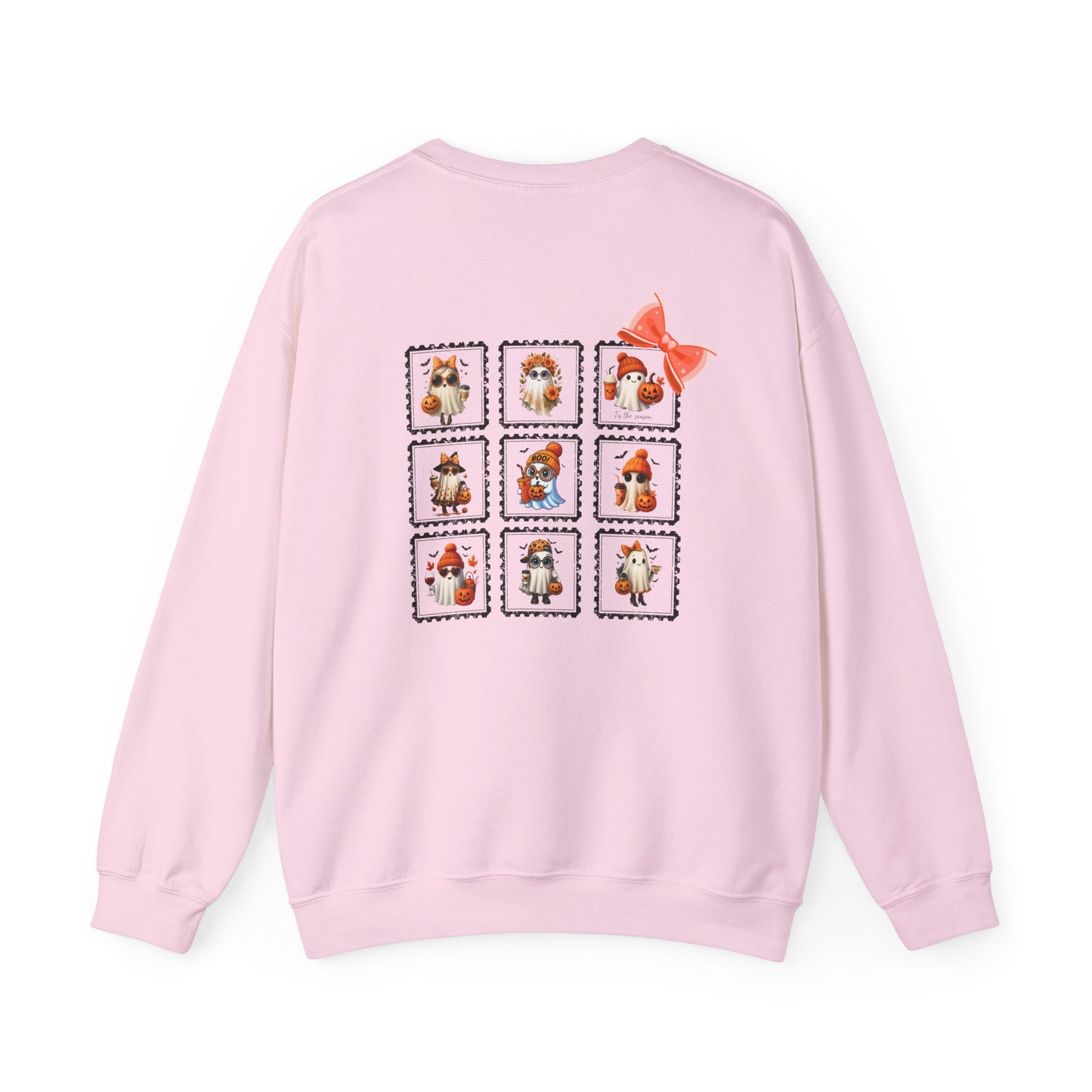 Ghostly Cute Halloween Sweatshirt for Women