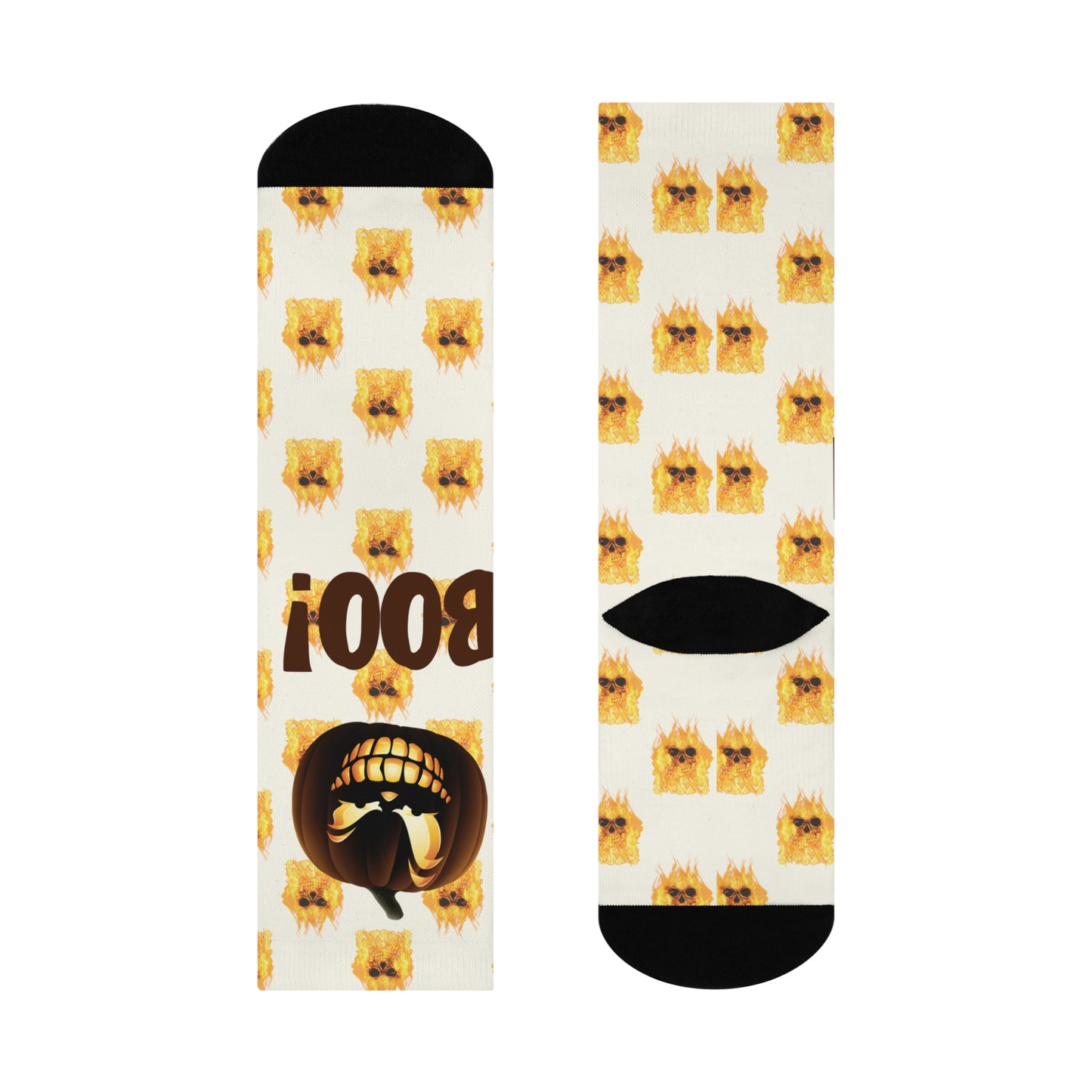 Pumpkin Spice Feet Crew Socks