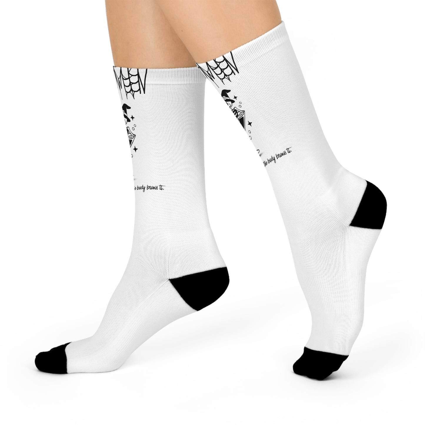 Halloween Party Skeleton Magic Crew Socks