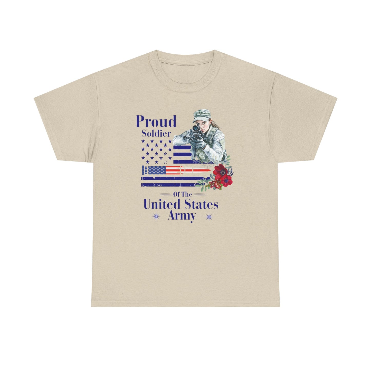 American Woman – Military Heart T-Shirt”