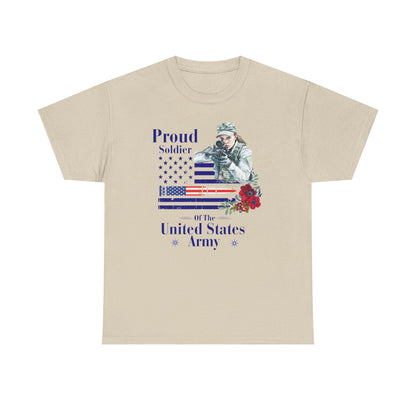 American Woman – Military Heart T-Shirt”