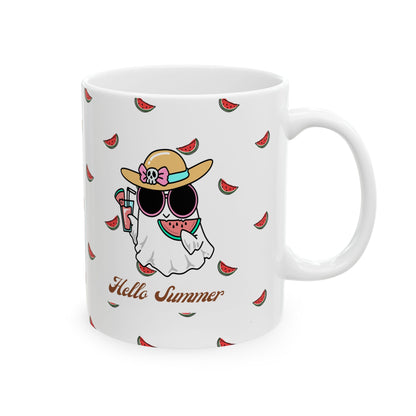 Cozy Hello Summer Ceramic Mug