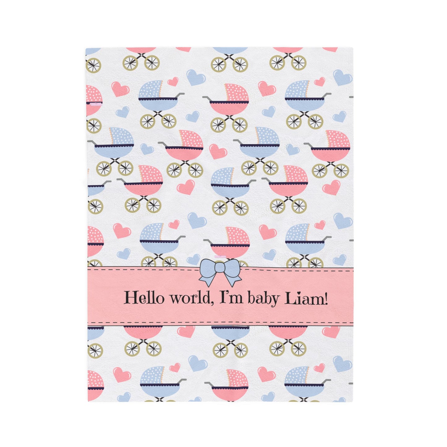 Baby Blanket{30x40} Personalized blankets, custom blankets, blankets with name.