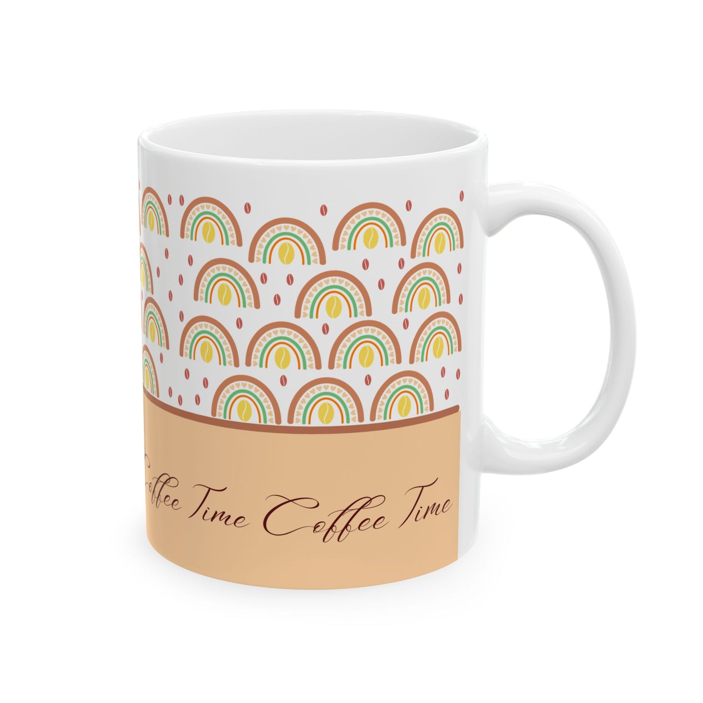 Coffee Rainbow Ceramic Mug