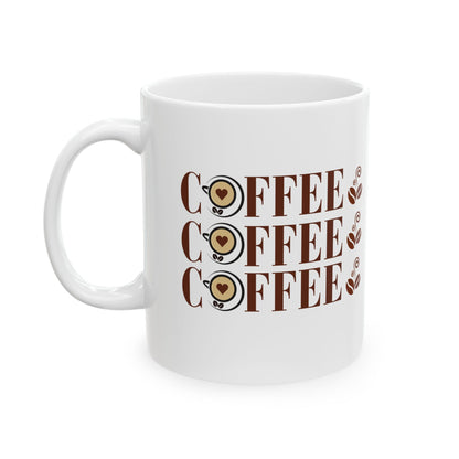 Hot Coffee  Ceramic Mug