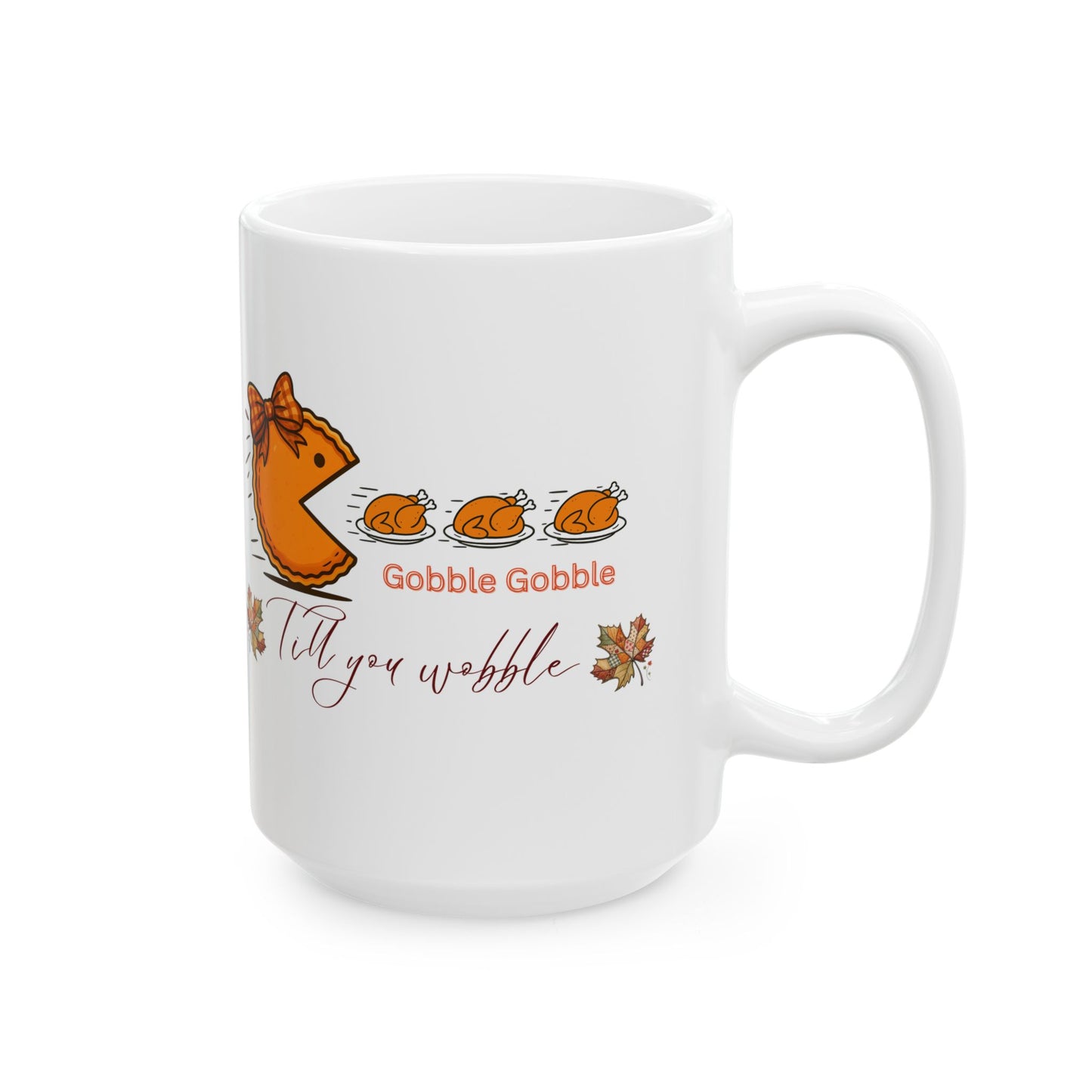 Thanksgiving mug, Turkey mug, Gobble Gobble mug, Friendsgiving mug,