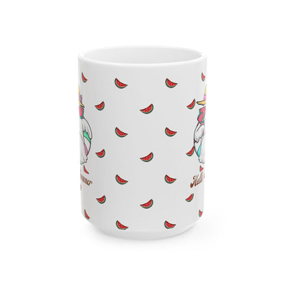 Hello Summer Ceramic Mug