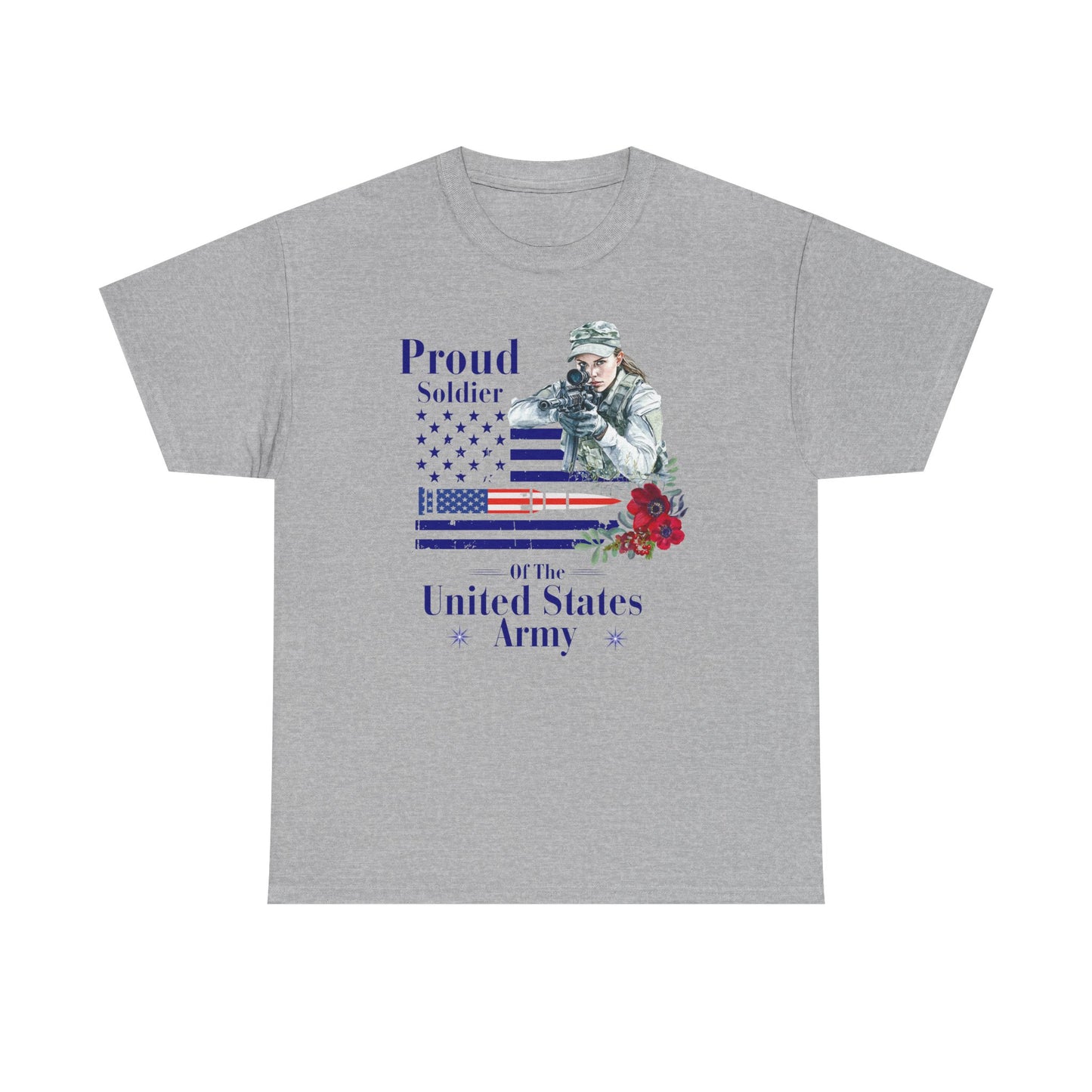 American Woman – Military Heart T-Shirt”
