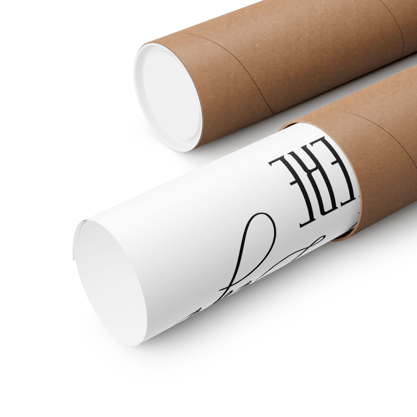 Customizable Posters, Add Your Photo or Design / Color White