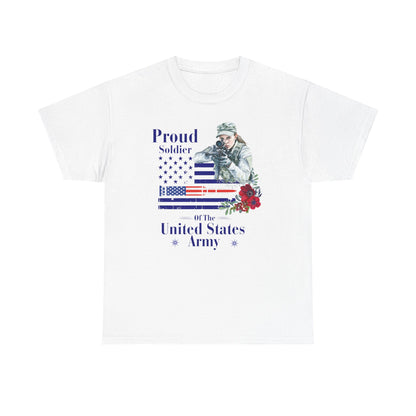 American Woman – Military Heart T-Shirt”