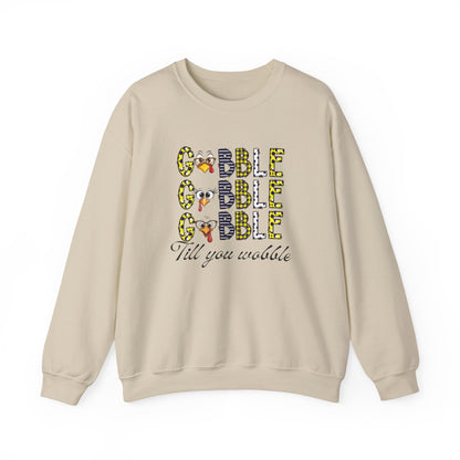 Funny Thanksgiving Sweatshirt, Seasonal Sweatshirt, Gobble Gobble Sweatshirt.