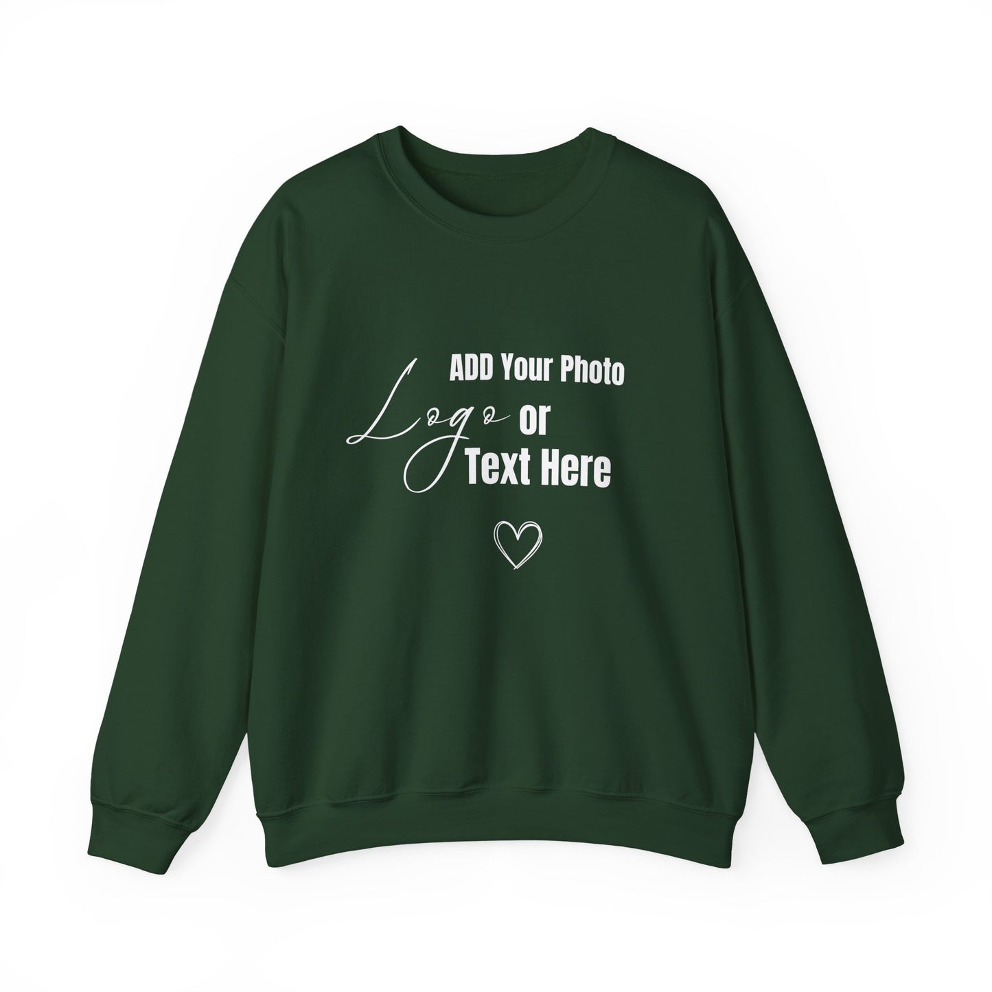 Customizable Sweatshirt – Add Your Photo, Image or Design | Multiple Colors