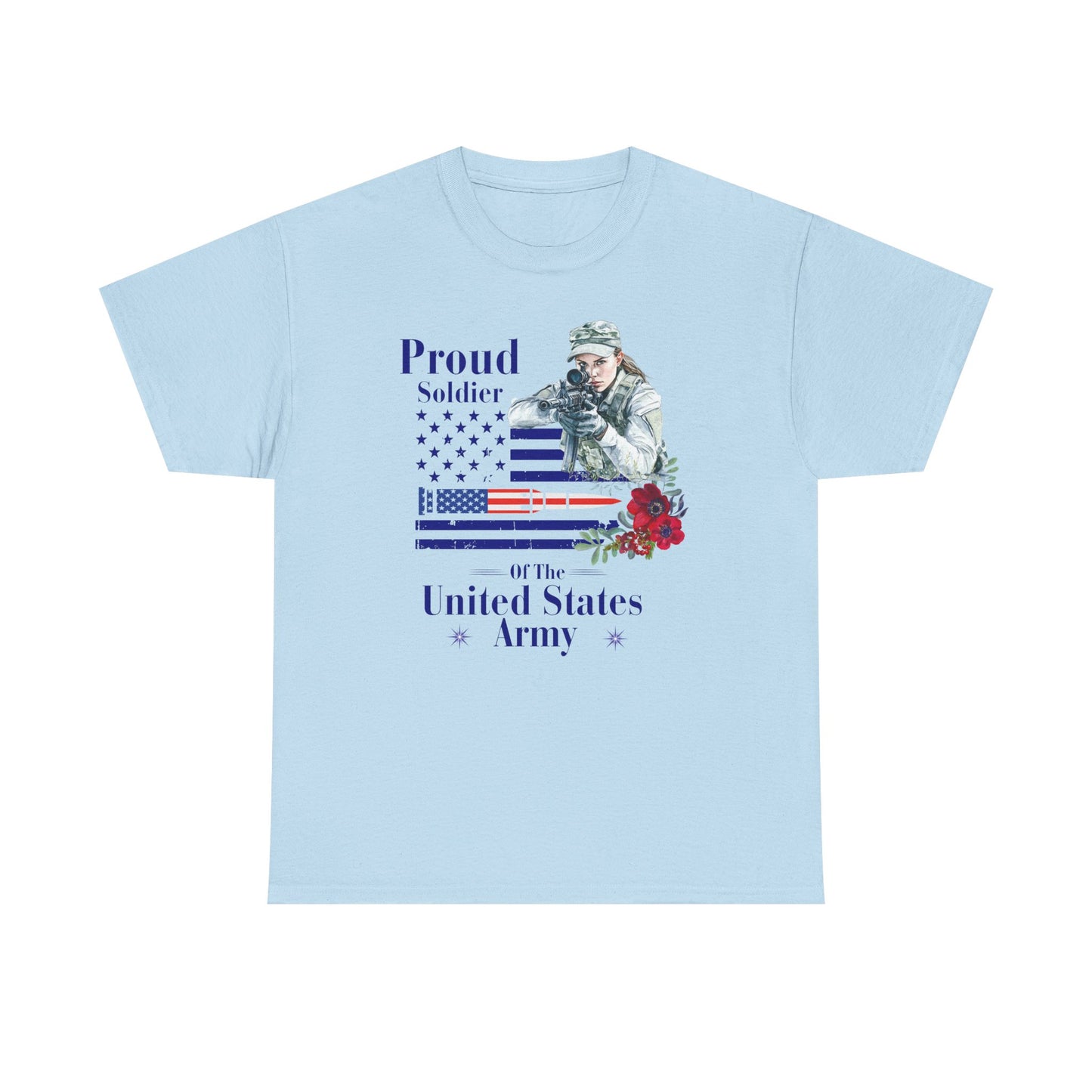 American Woman – Military Heart T-Shirt”