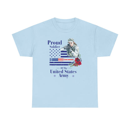 American Woman – Military Heart T-Shirt”