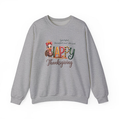 Cute & Comfy Thanksgiving Sweatshirt,Seasonal Sweatshirt, Gobble Gobble Sweatshirt.