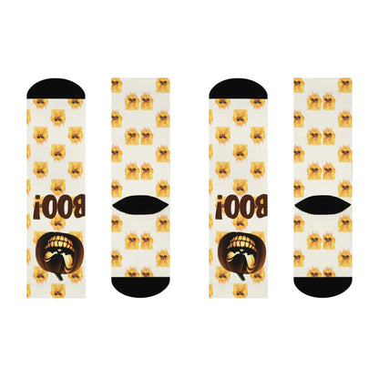 Pumpkin Spice Feet Crew Socks