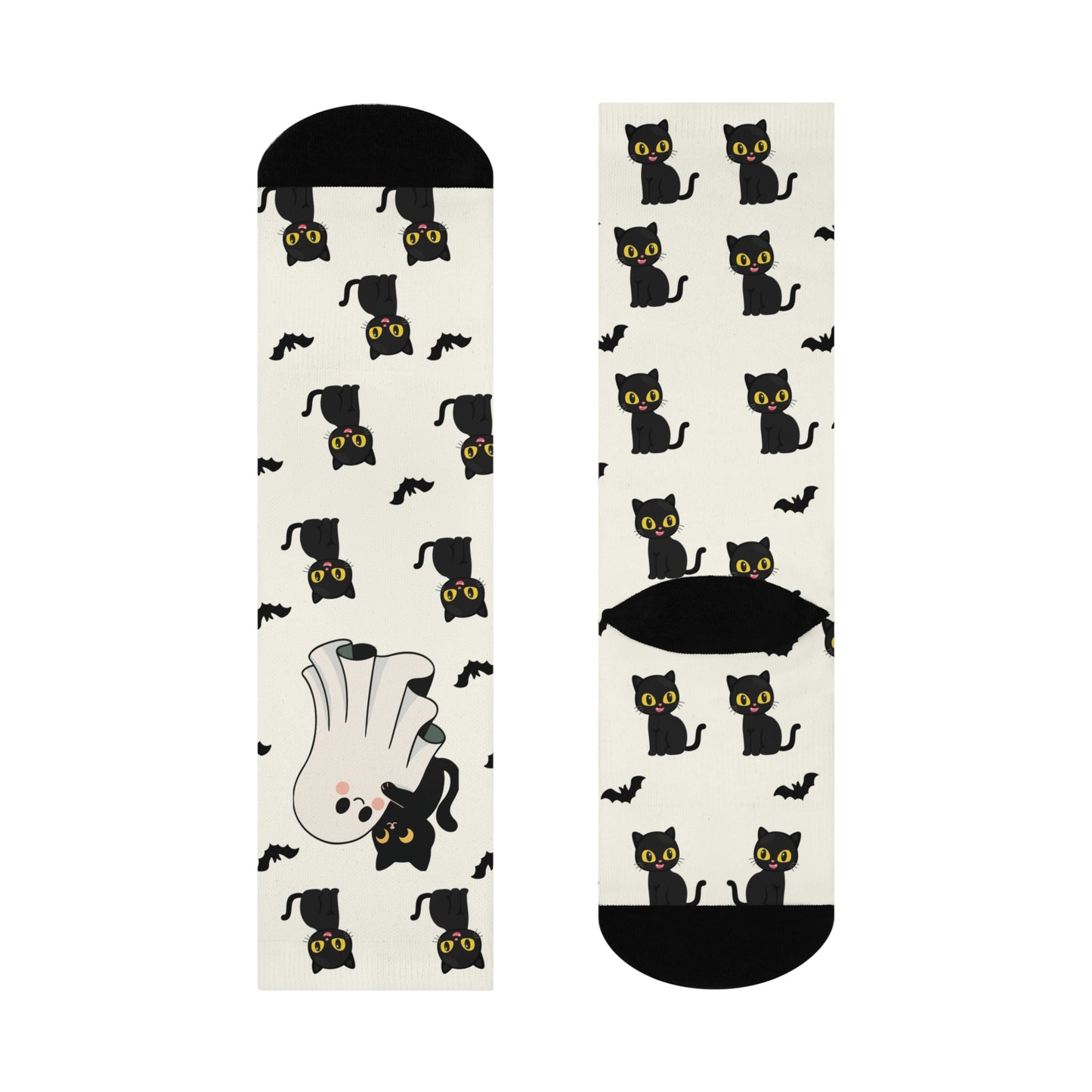 Black Cat Luck  Crew Socks