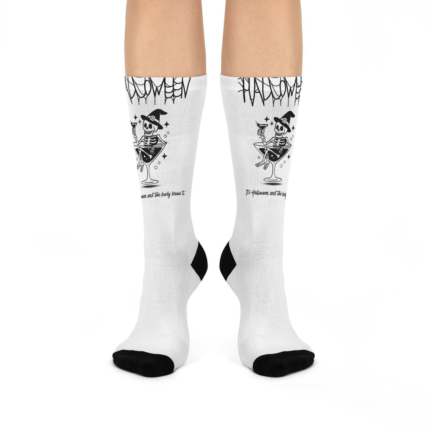 Halloween Party Skeleton Magic Crew Socks