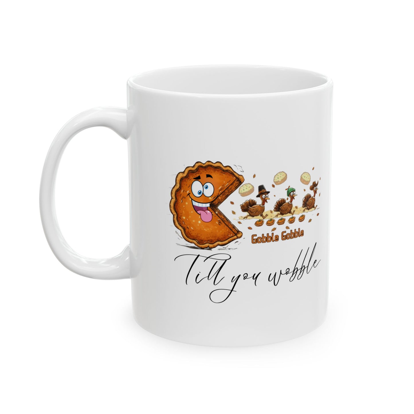 Thanksgiving mug, Turkey mug, Gobble Gobble mug, Friendsgiving mug,