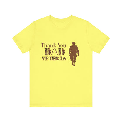 Thank You Dad Veteran T-Shirt