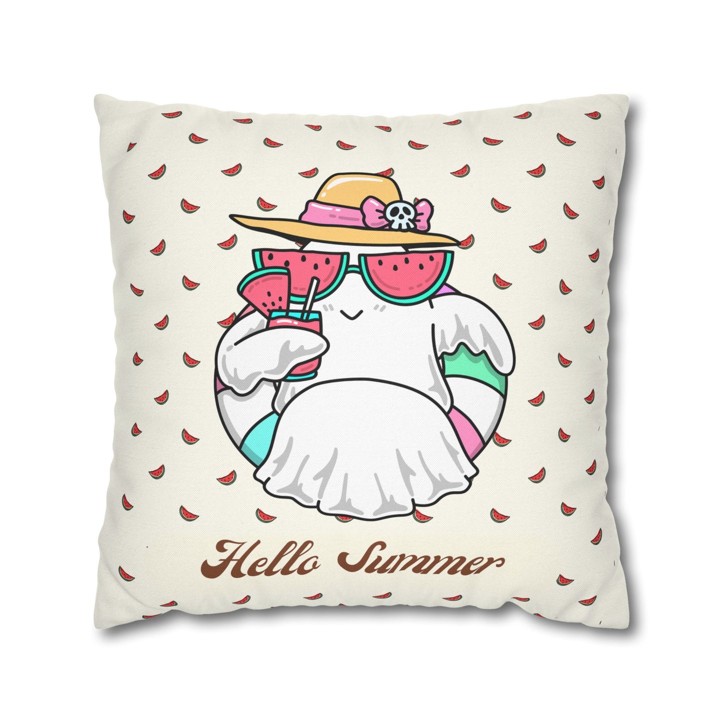 Coquette  Summer Ghost Decor Pillowcase