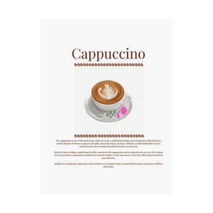 Cappuccino Lover Matte Vertical Posters