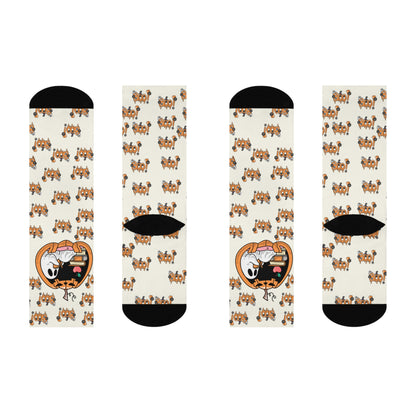 Cozy Pumpkin Season  Crew Socks