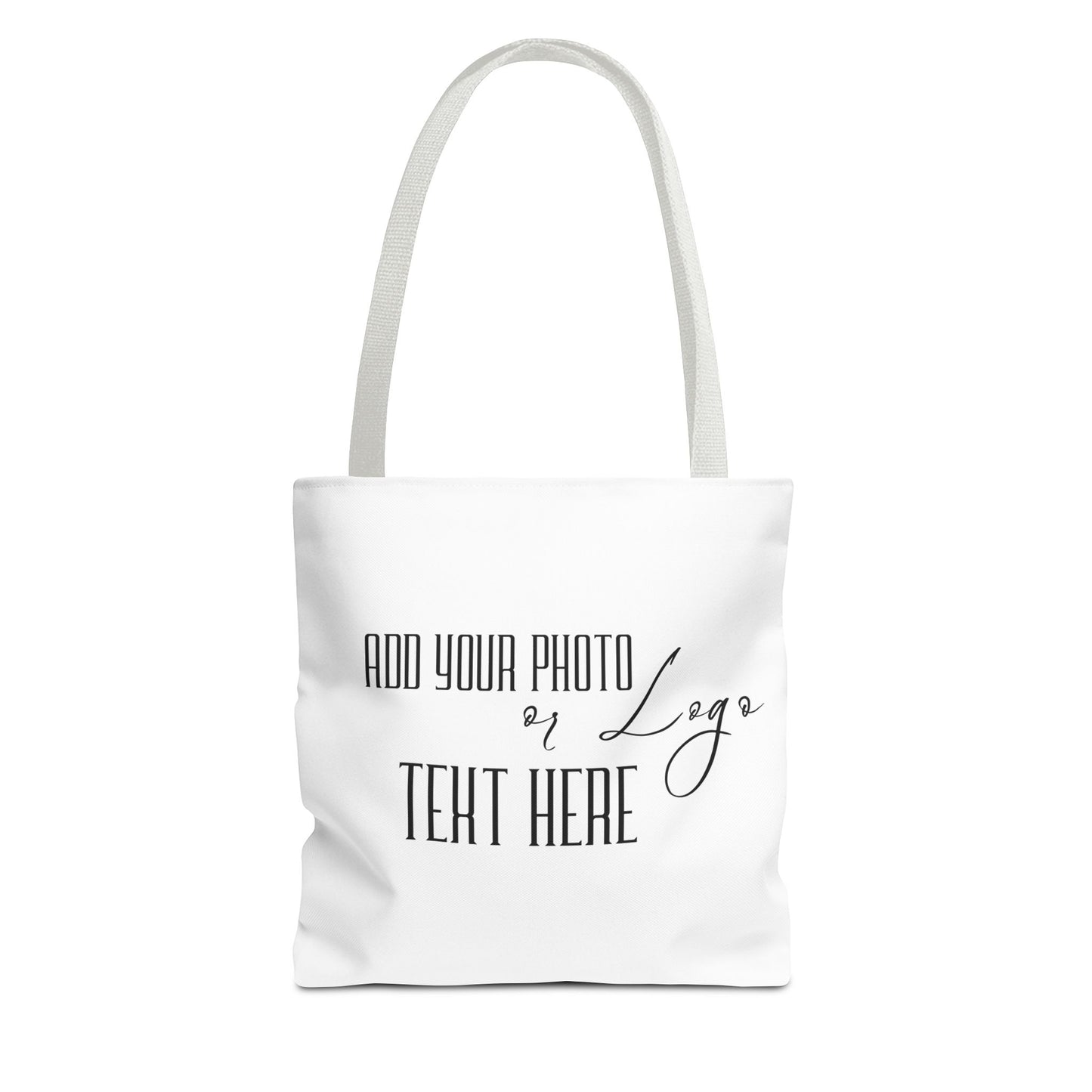 Customizable Tote Bag (AOP) – Add Your Photo or Design / Color White