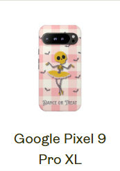 Coquette Skeleton Dance Phone Case