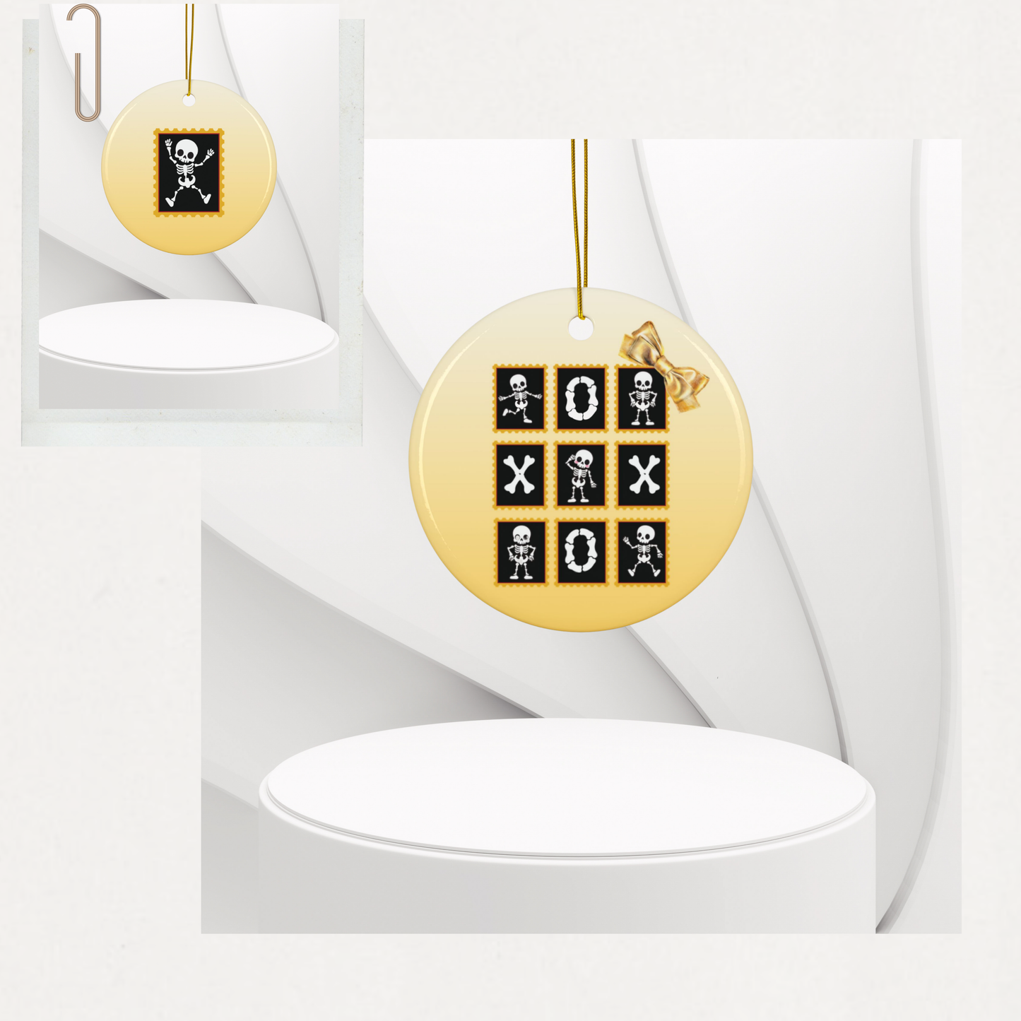 Skeleton Party Mini Decor Ornament