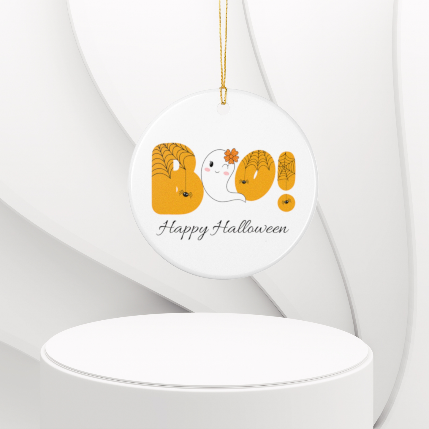 Spooky Boo Hanging ornament