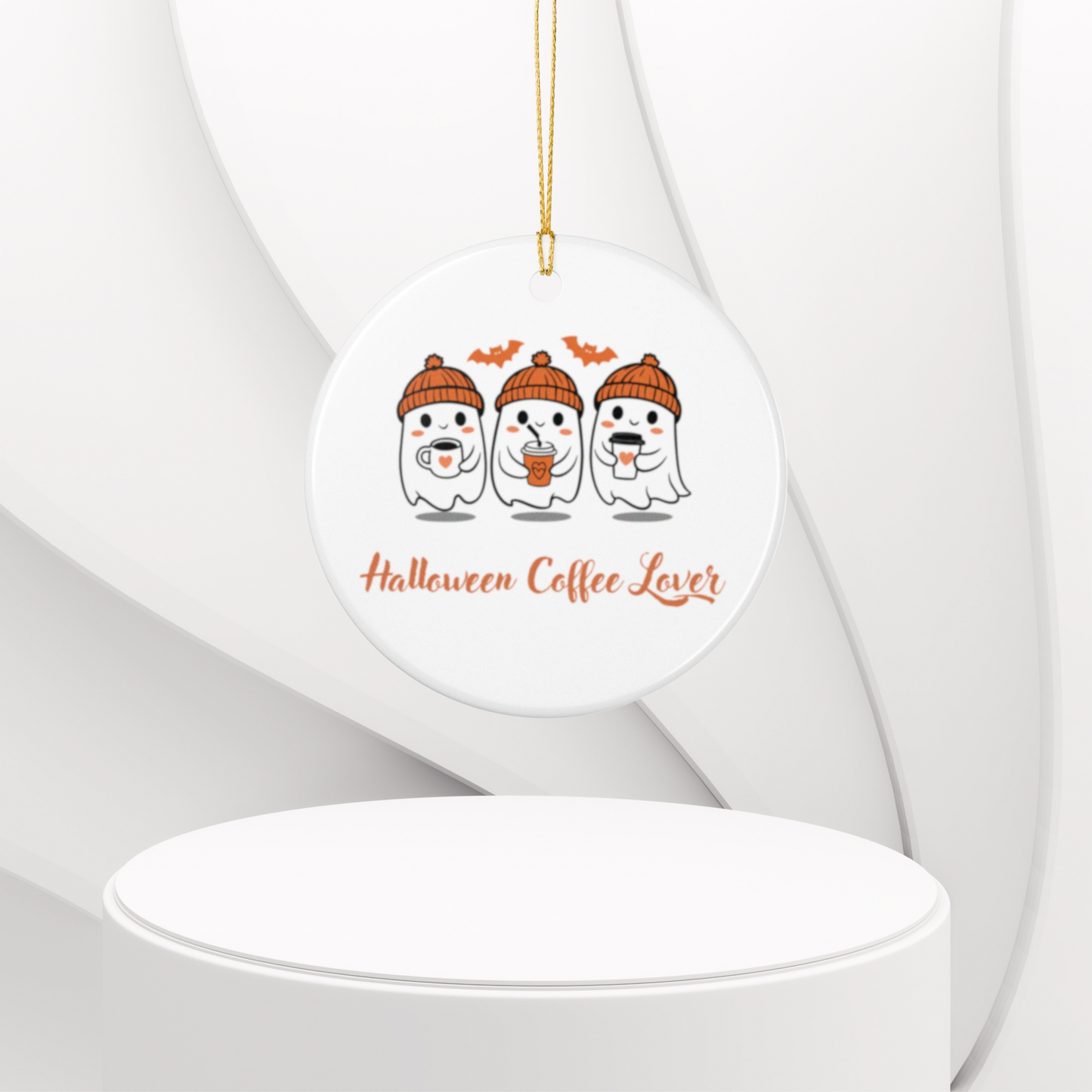 Cute & Spooky Boo Ornament