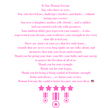 Veteran woman T-Shirt”
