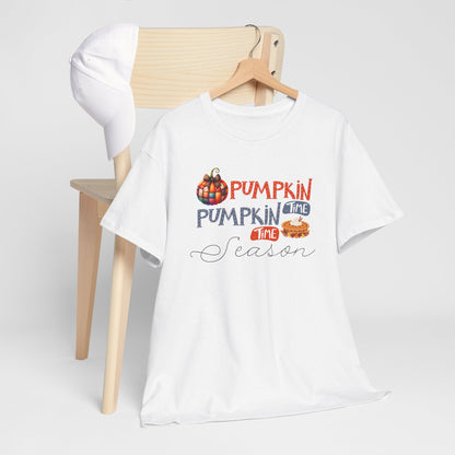Pumpkin Fall T-Shirt, Cozy Autumn Graphic Tee, Fall Holiday Graphic Tee