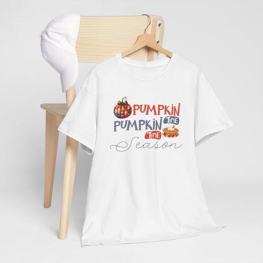 Pumpkin Fall T-Shirt, Cozy Autumn Graphic Tee, Fall Holiday Graphic Tee