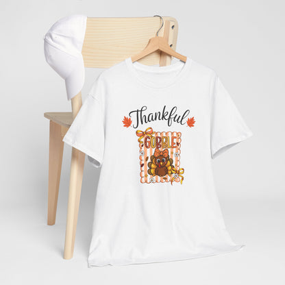 Thankful Thanksgiving t-shirt, Seasonal shirt, Gobble Gobble shirt, Friendsgiving shirt.
