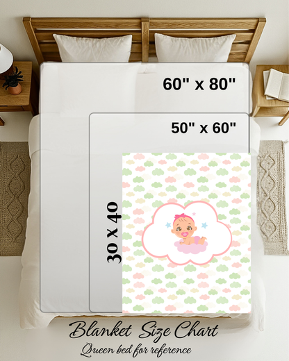 Baby Blanket{30x40} decorative throw blanket, bed blanket, couch blanket, comfy blanket.