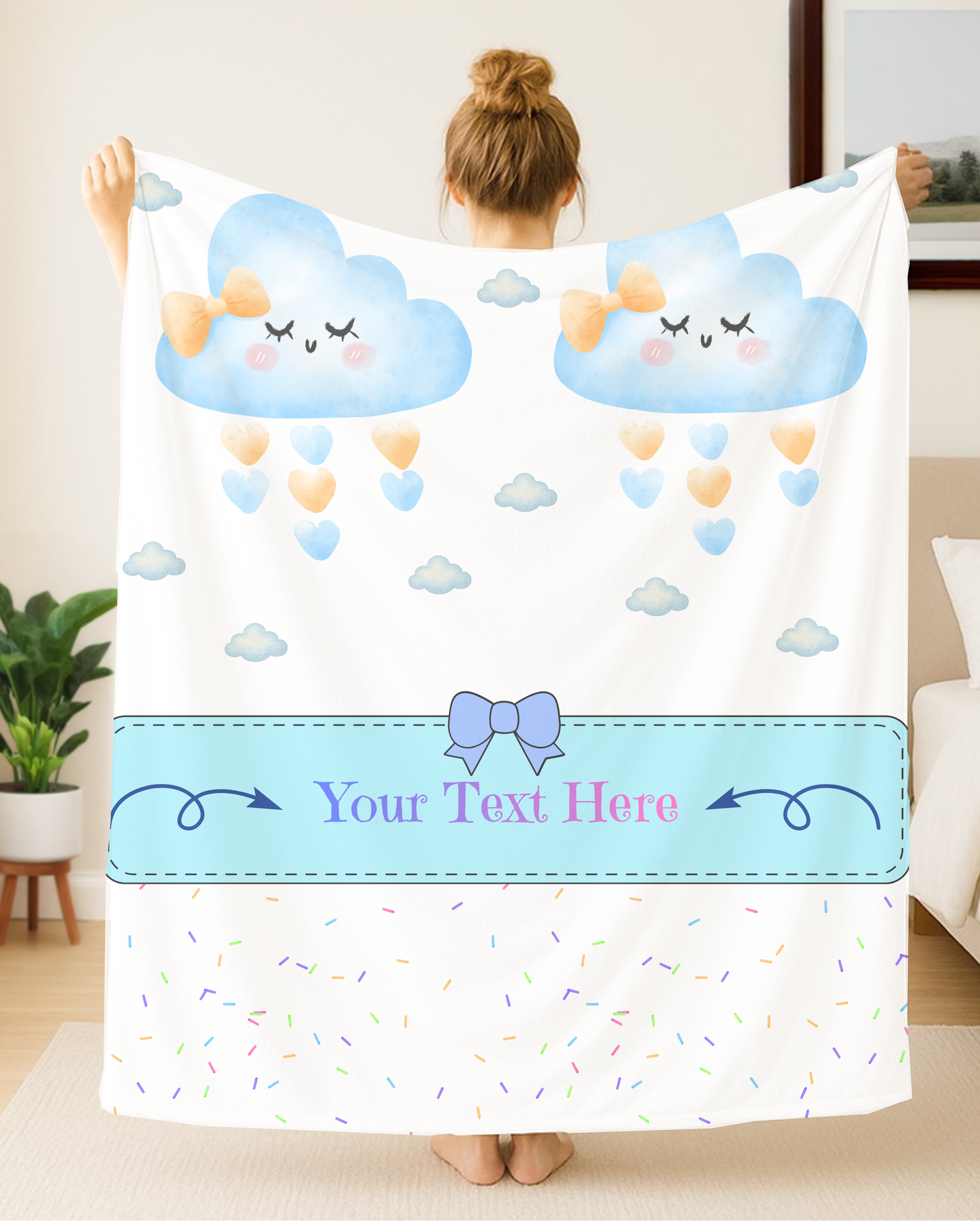 Baby Blanket{30x40} Personalized blankets, custom blankets, blankets with name.