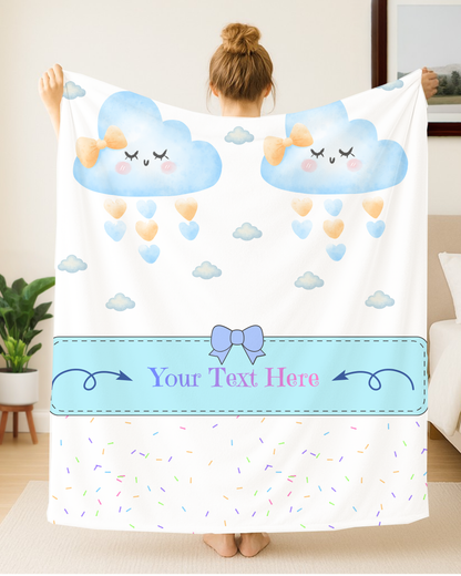 Baby Blanket{30x40} Personalized blankets, custom blankets, blankets with name.