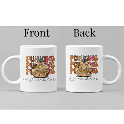 Funny Pumpkin mug, Pumpkin mug, Friendsgiving mug.