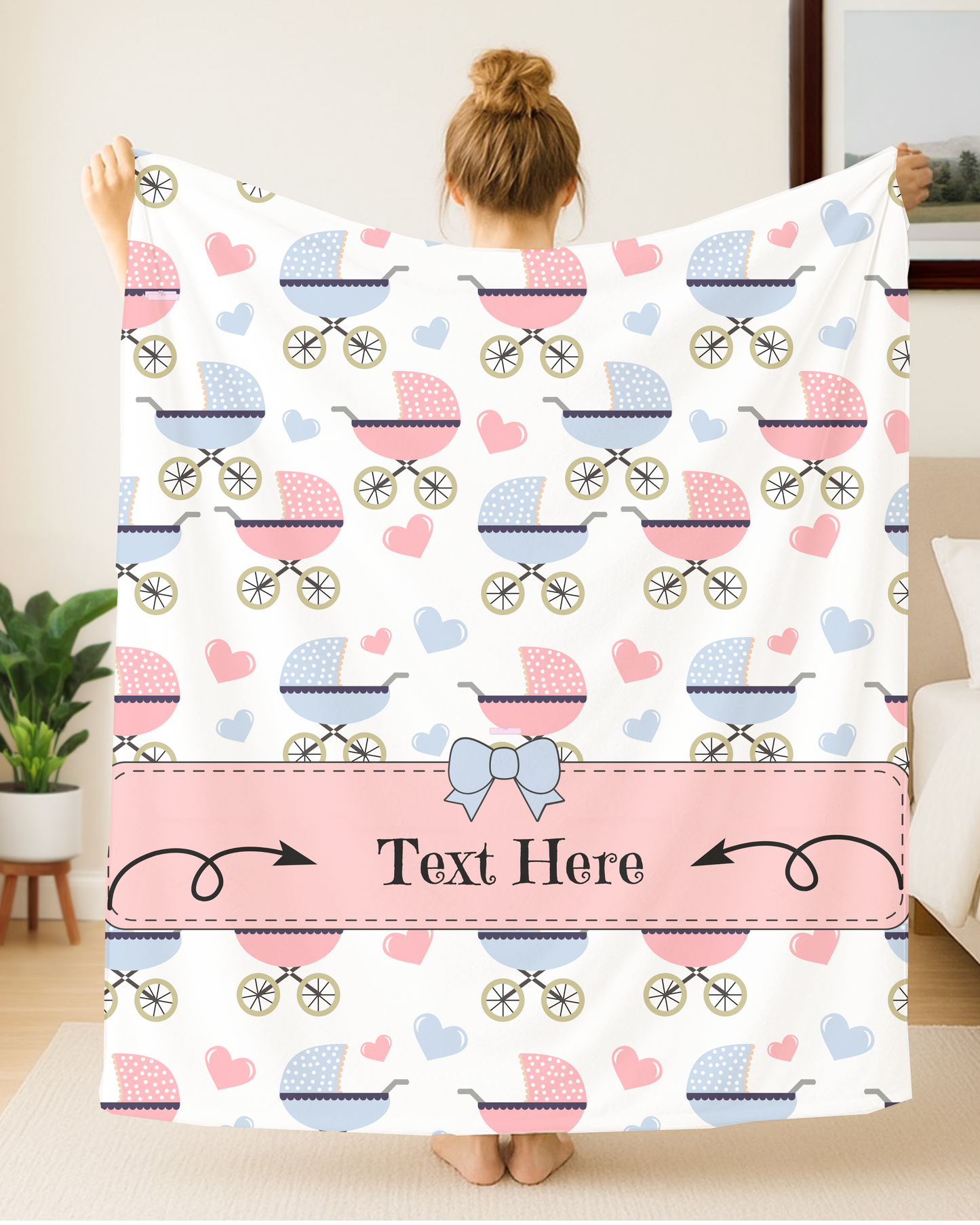 Baby Blanket{30x40} Personalized blankets, custom blankets, blankets with name.