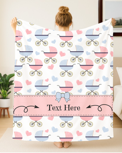 Baby Blanket{30x40} Personalized blankets, custom blankets, blankets with name.