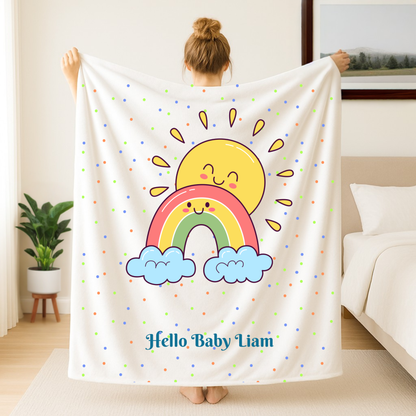 Baby Blanket{30x40} Personalized blankets, custom blankets, blankets with name.