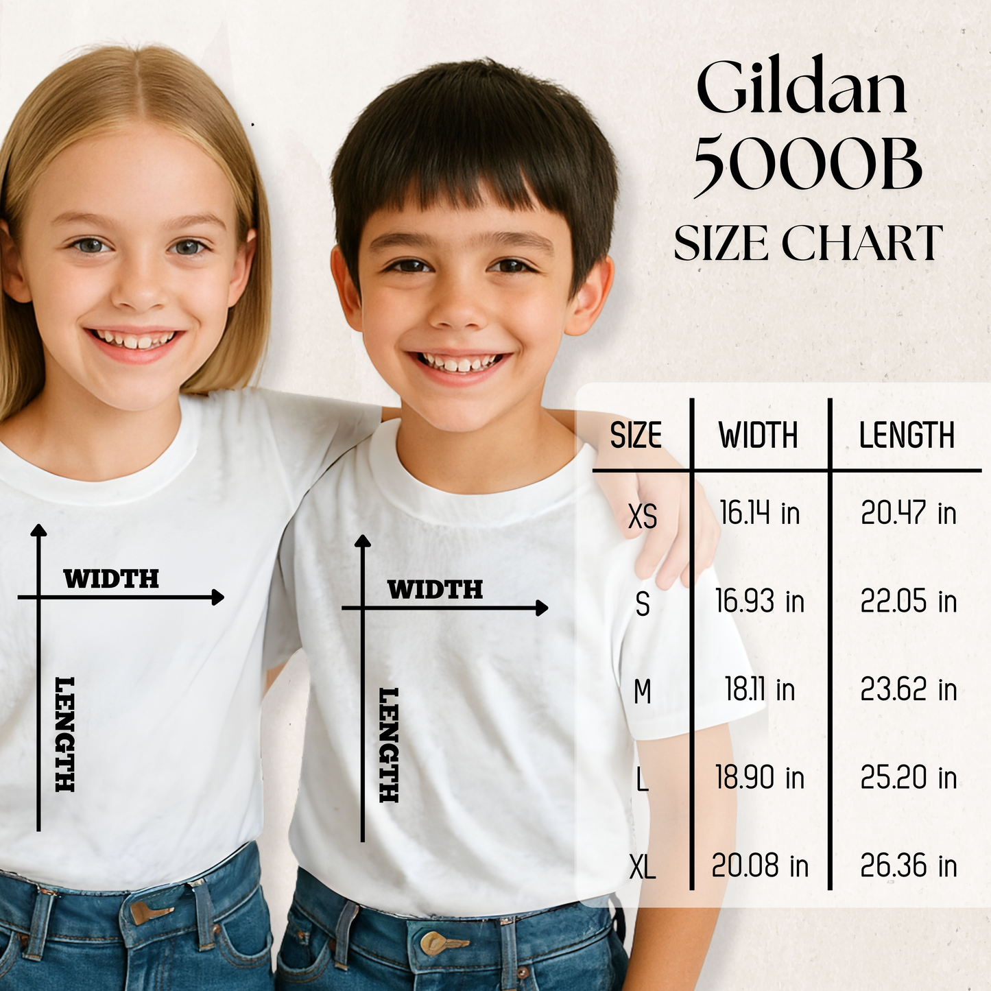 The Perfect T-Shirt for the Little Ones at Home, Kids Heavy Cotton™ Tee