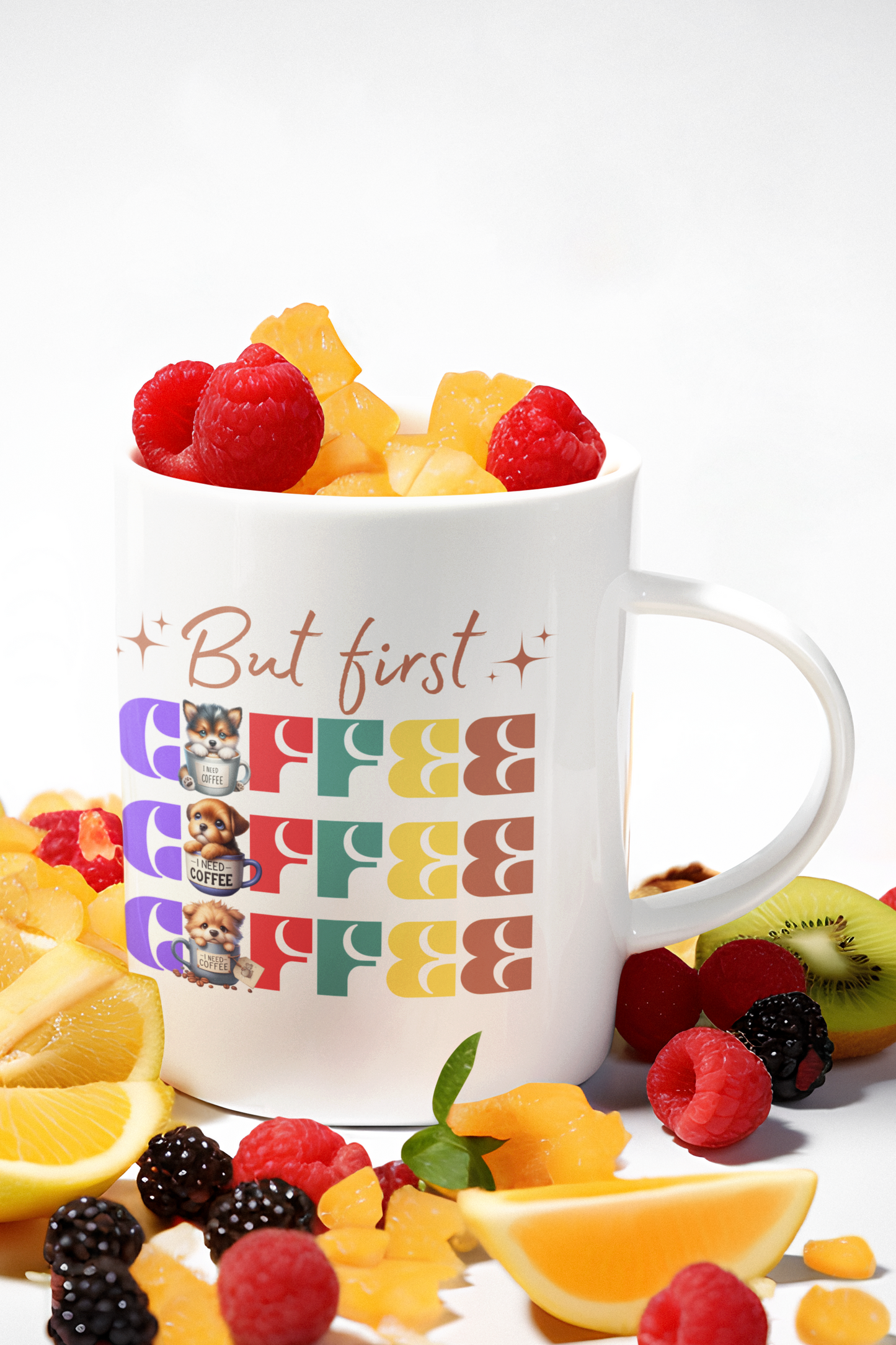 Morning Coffee  Dog  Ceramic Mug