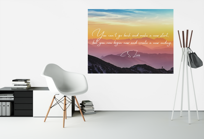 “The Power to Start Again” Unique illustration print .