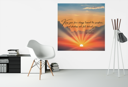 “Sunlit Path” Unique illustration print .