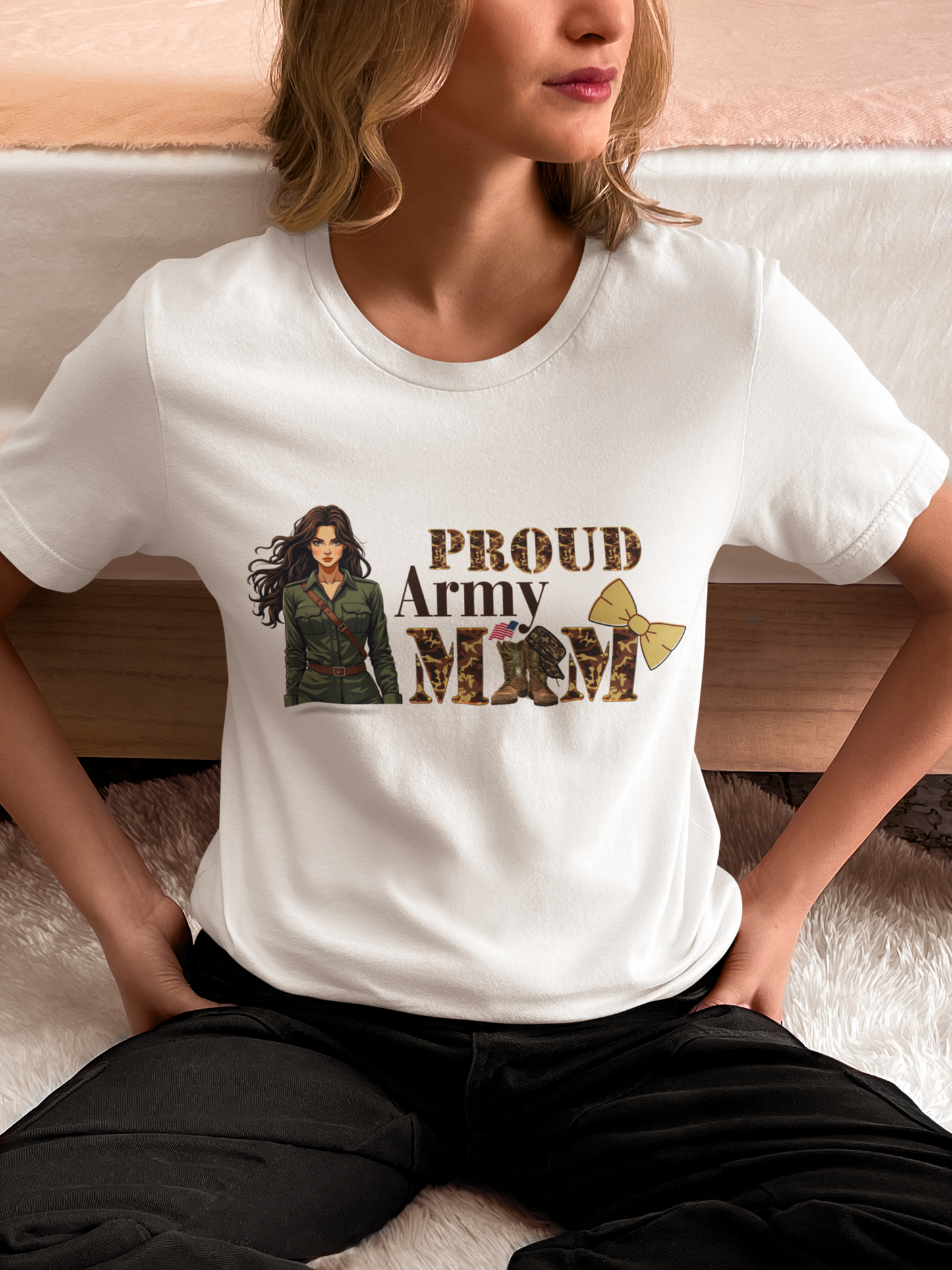 Fearless Army Woman T-Shirt”